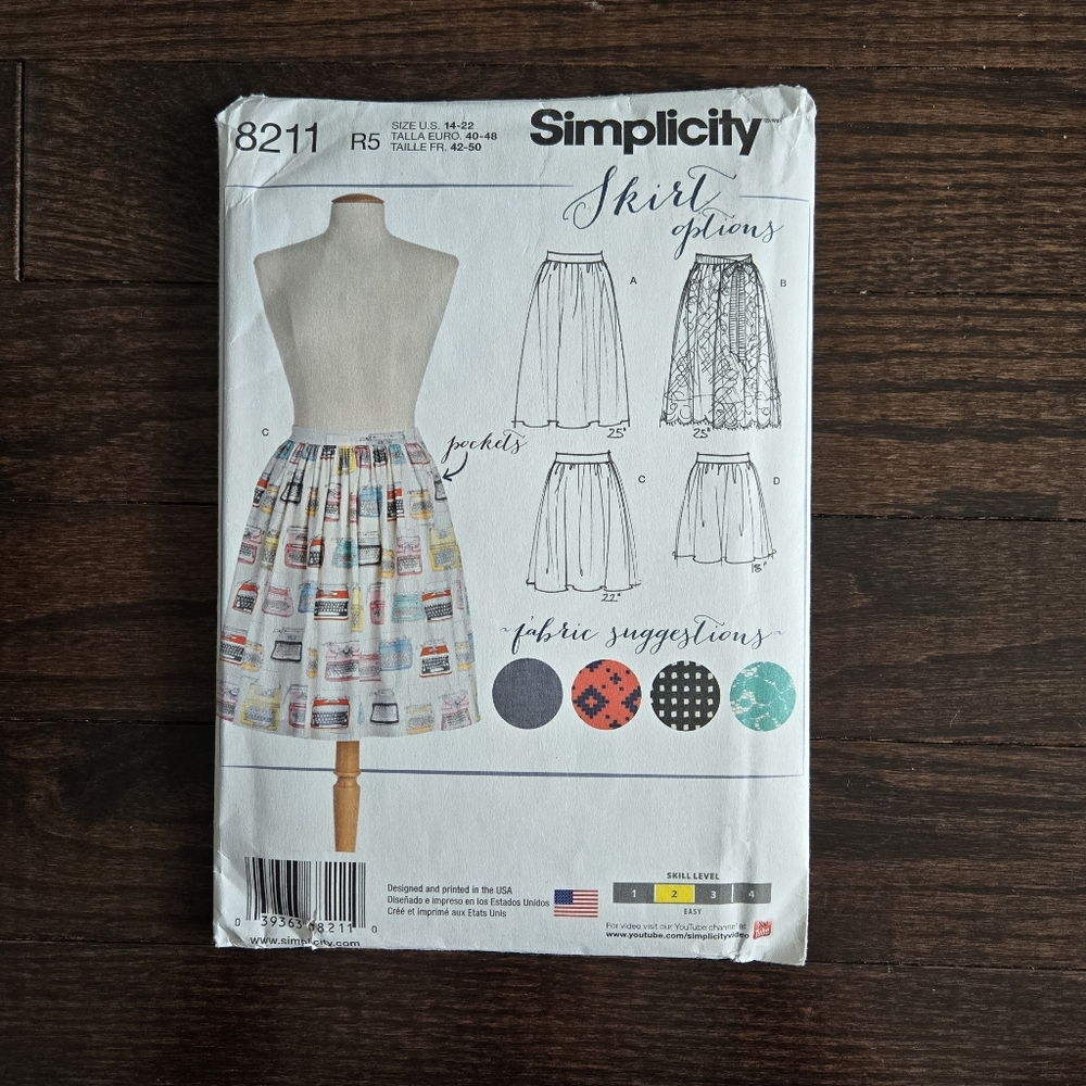 Women's Simplicity Skirt Pattern